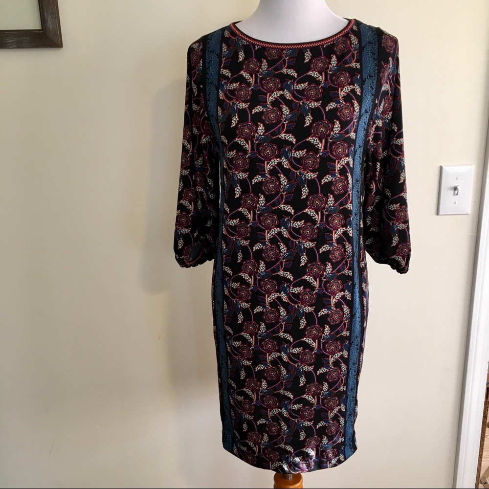 Max Studio Boho Dress XS Paisley Bohemian